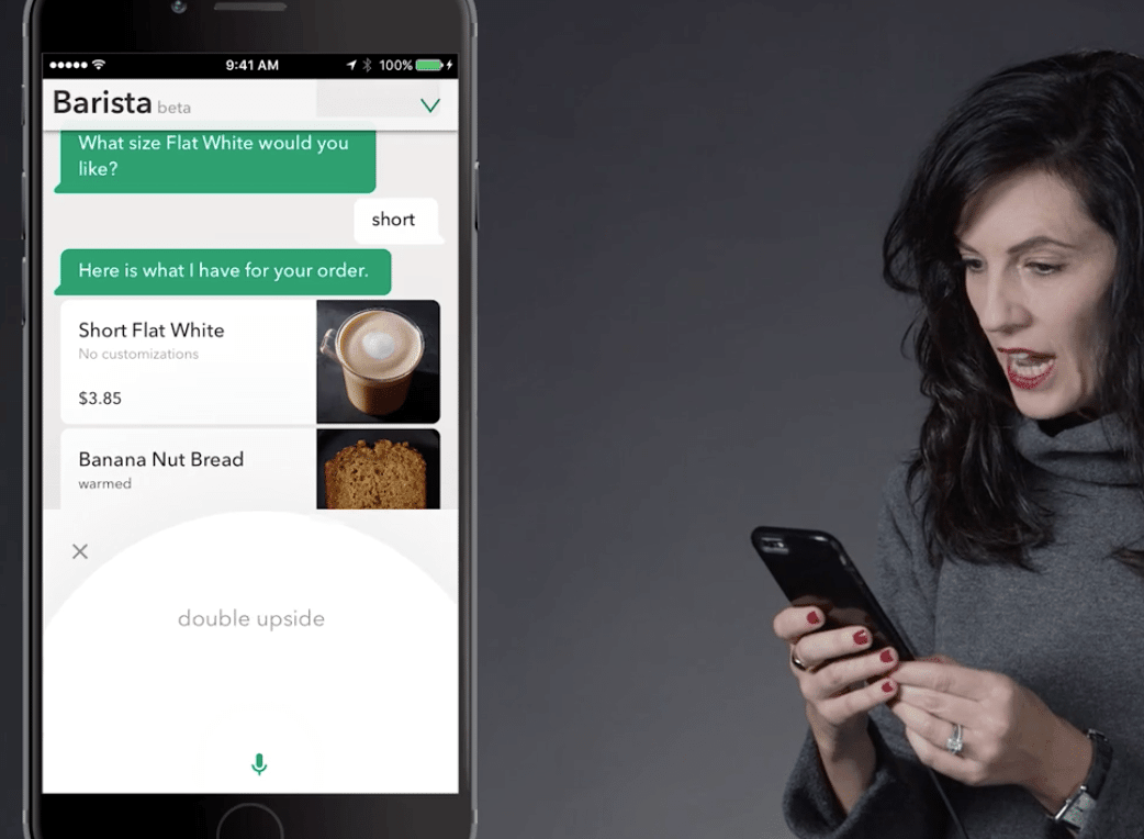 Starbucks voice ordering AI