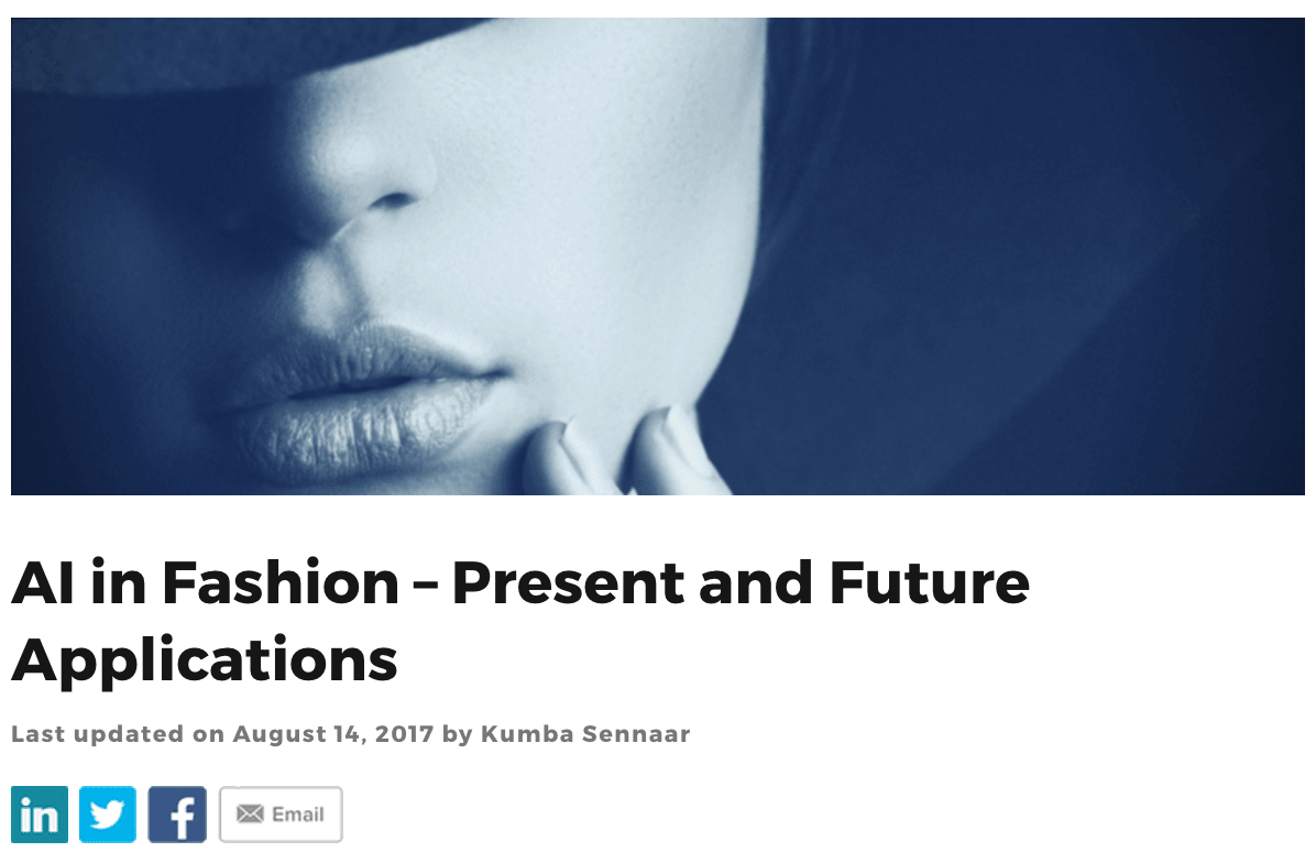 Emerj AI Fashion Article