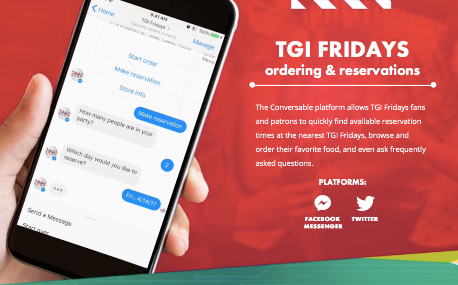 TGI Friday Chatbot