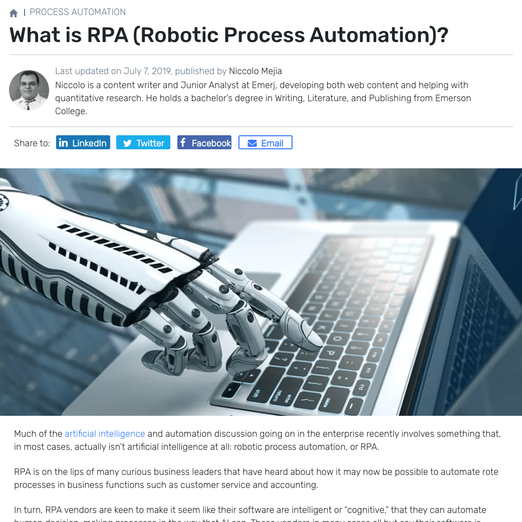What is RPA