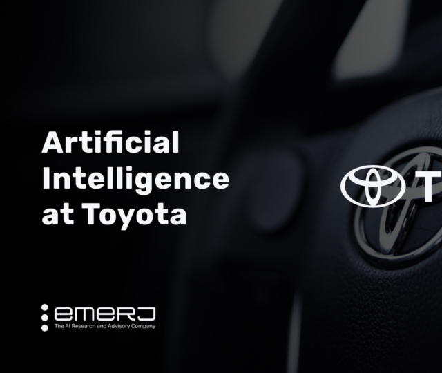 Artificial Intelligence at Toyota Emerj Artificial Intelligence Research