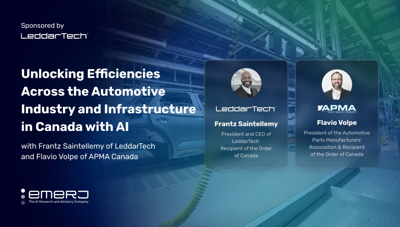 Unlocking Efficiencies Across the Automotive Industry and Infrastructure in Canada with AI – with Frantz Saintellemy of LeddarTech and Flavio Volpe of APMA Canada  | Emerj Artificial Intelligence Research