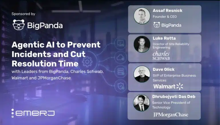 Emerj | BigPanda |Walmart |Charles Schwab | JPMorganChase | AI in IT OPS